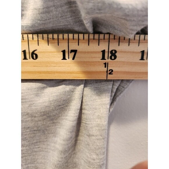 Eileen Fisher Blouse Silk Blend Gray Sz S Dolman Sleeve, Cuff Wrist And Waist - Picture 9 of 9